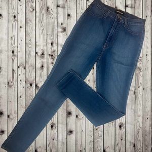 High-Waisted Skinny Jeans